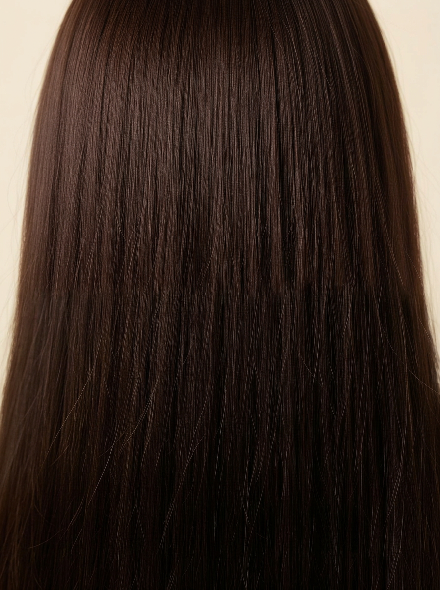 2 Dark Brown hair colour — Macro