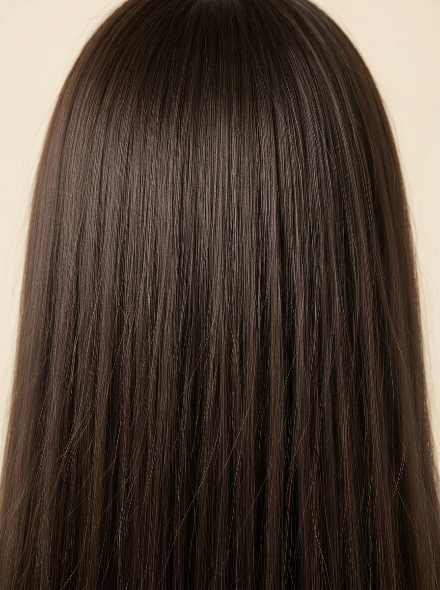 2Q Cool Brown hair colour — Macro